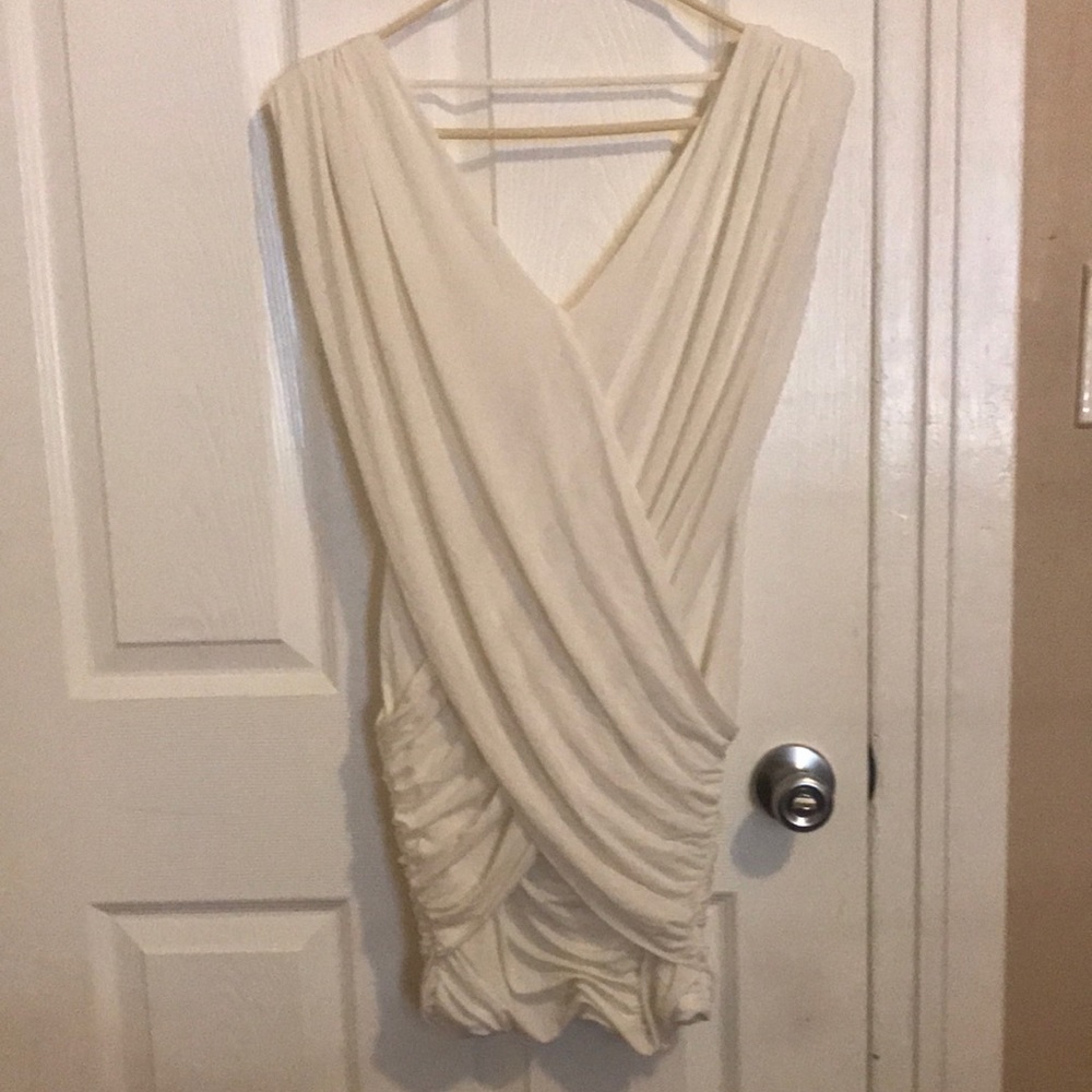 BCBG Sexy sketchy comfortable White dress